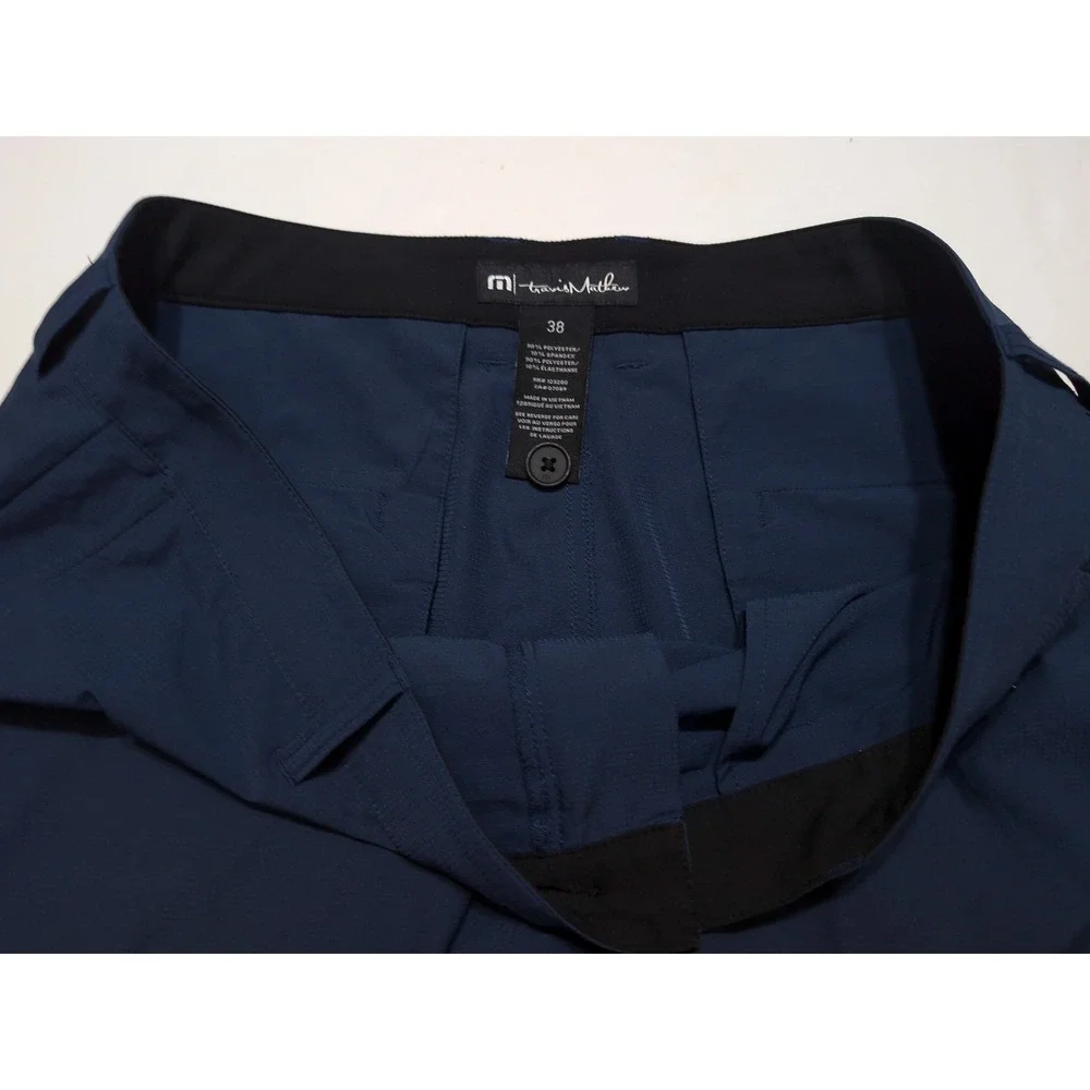 TRAVIS MATHEW Performance Golf Pants Navy Blue ~ 38 x 32